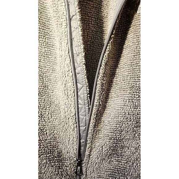 North Face Jacket Womens Small Full Zip Long Sleeve Outdoors Zip Gray Fleece - Picture 6 of 12